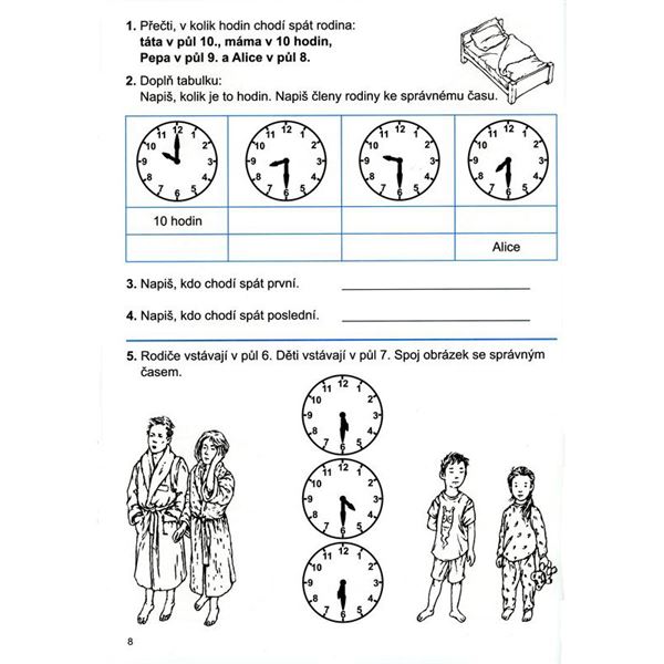 Matematika pro 2. st. ZŠ speciální, 1.díl, 2. pracovní sešit (8. r.)