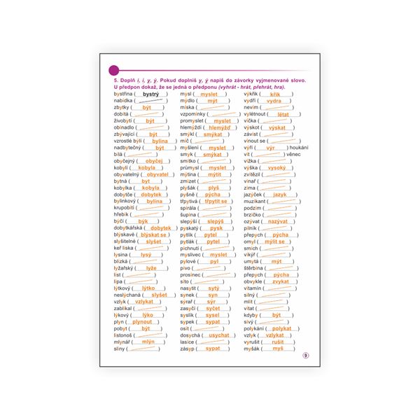Český jazyk 5 - klíč