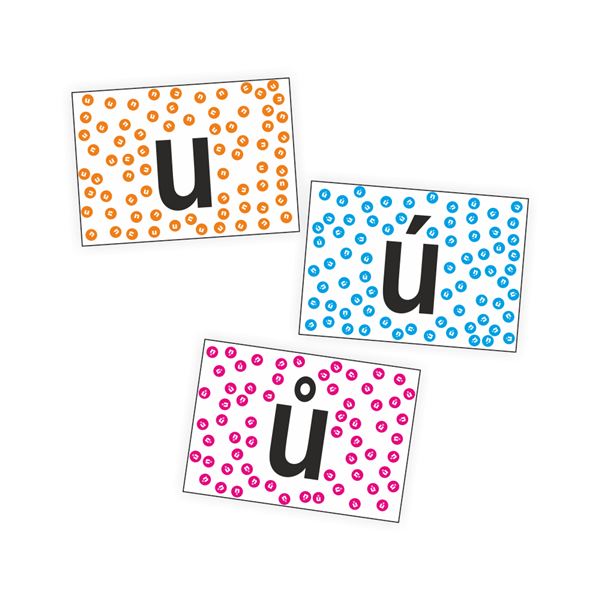 Samohlásky u-ú-ů - podložky