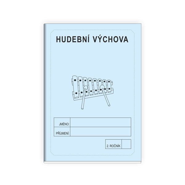 Hudební výchova 2 - školní sešit MODRÁ