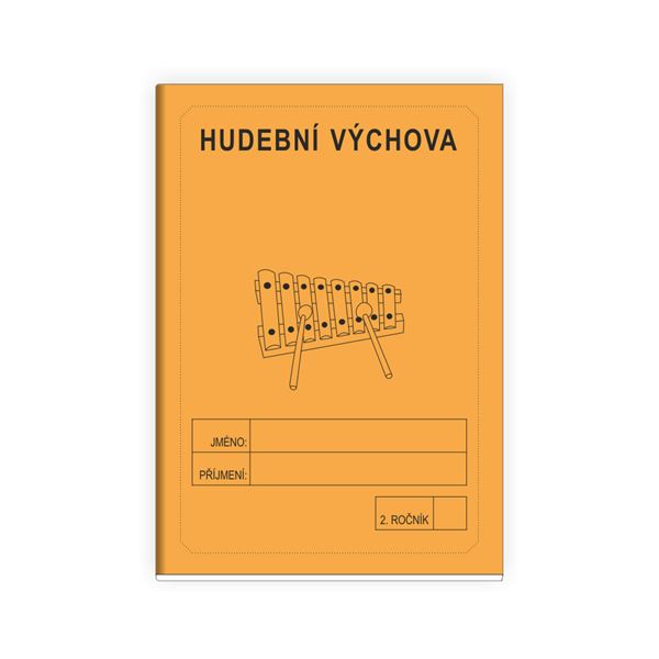 Hudební výchova 2 - školní sešit ORANŽOVÁ