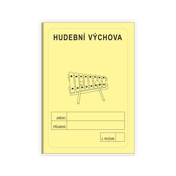Hudební výchova 2 - školní sešit ŽLUTÁ
