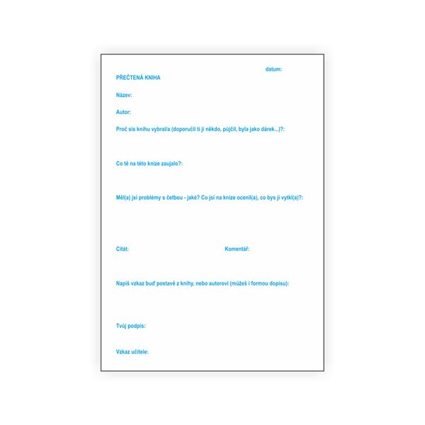 Píšeme o čtení 3 MODRÁ