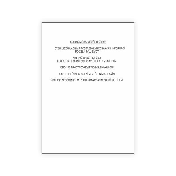 Píšeme o čtení 3 ŽLUTÁ