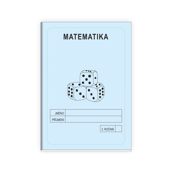 Školní sešit Matematika 3 MODRÁ