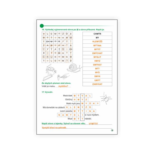 Český jazyk 3 druhý díl - klíč
