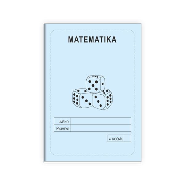 Matematika 4 - školní sešit MODRÁ