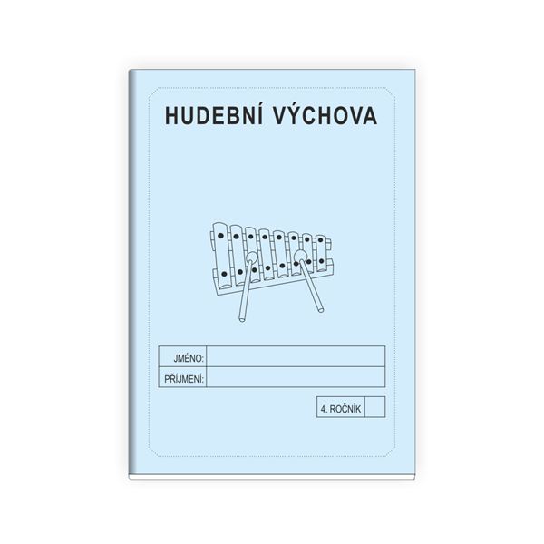  Hudební výchova 4 - školní sešit MODRÁ
