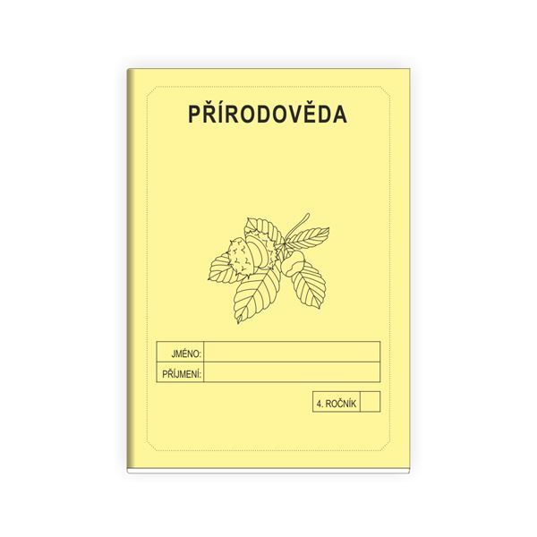 Školní sešit Přírodověda 4 ŽLUTÁ