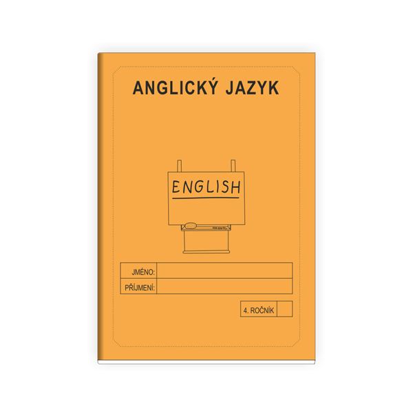  Anglický jazyk 4 - školní sešit ORANŽOVÁ