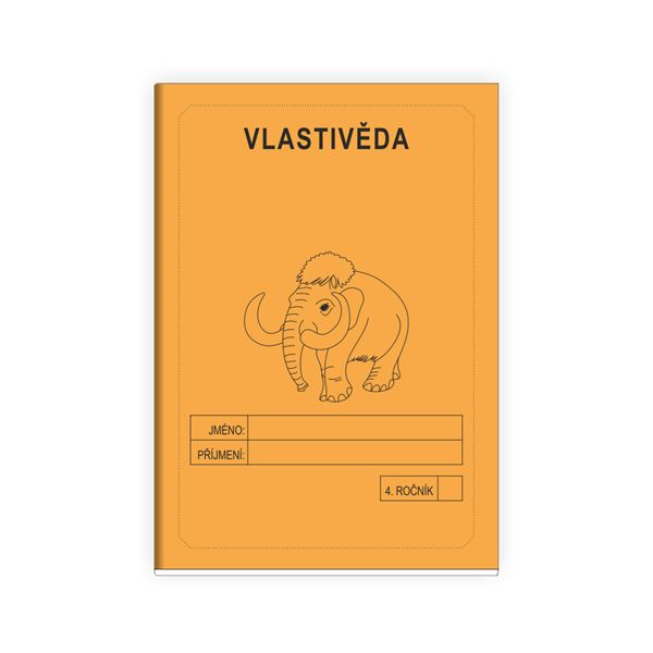 Školní sešit Vlastivěda 4 ORANŽOVÁ