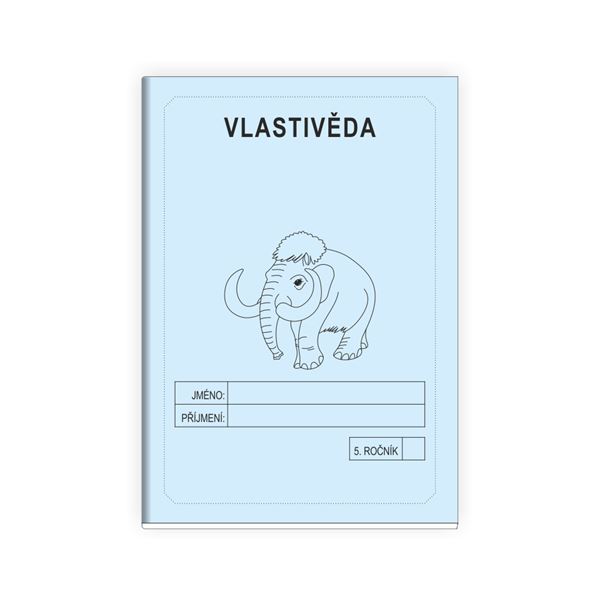 Školní sešit Vlastivěda 5 MODRÁ