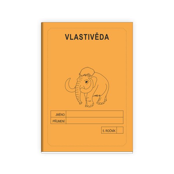 Školní sešit Vlastivěda 5 ORANŽOVÁ