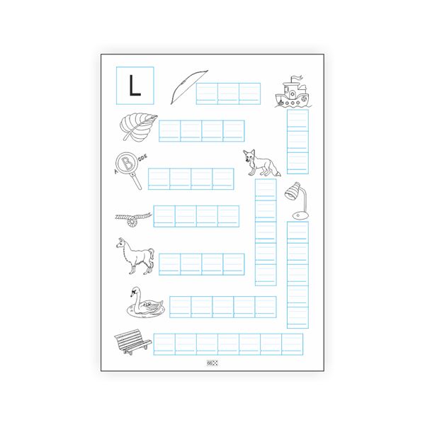 Písmena - genetická metoda čtení a psaní - pracovní učebnice