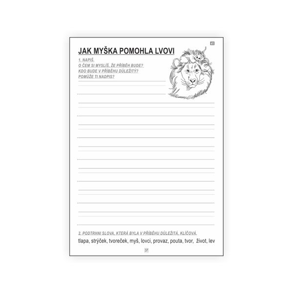 Čtení 1 - pracovní listy