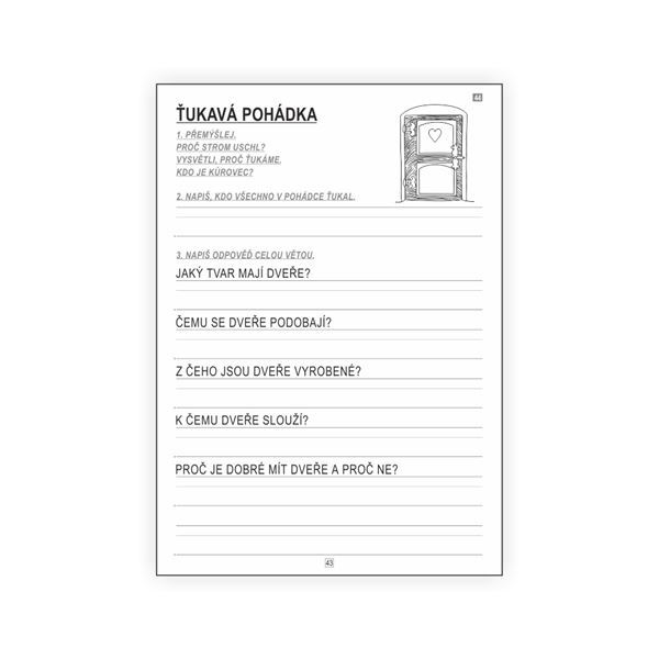 Čtení 1 - pracovní listy