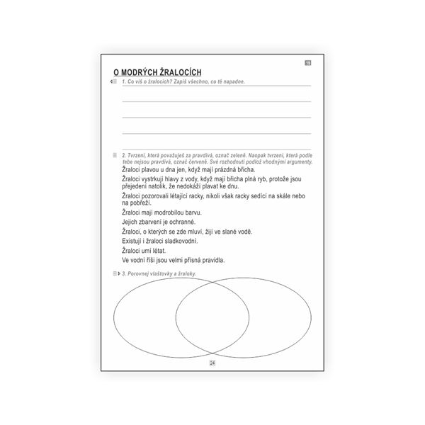 Čtení 2 - pracovní listy