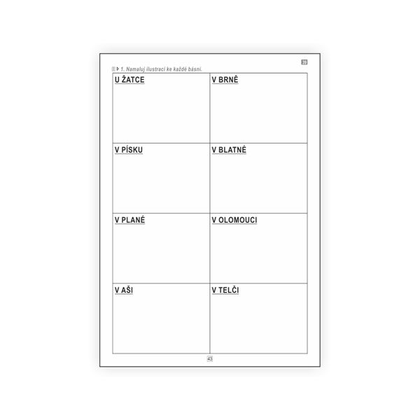 Čtení 2 - pracovní listy