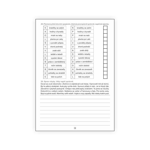 Český jazyk 4 - tvůrčí pracovní listy