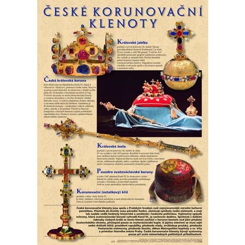 České korunovační klenoty - plakát