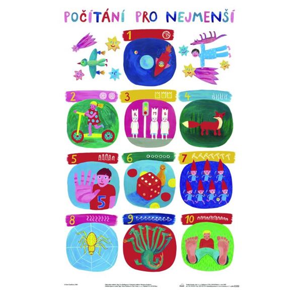 Počítání pro nejmenší - nástěnná tabule