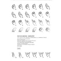 Prstová abeceda - samolepky
