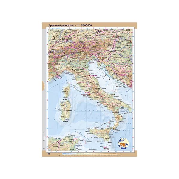 Školní atlas Česká republika a Evropa