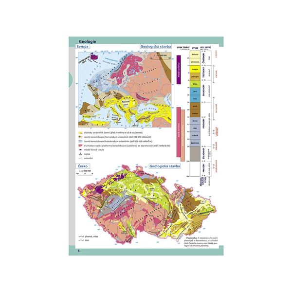 Školní atlas Česká republika a Evropa