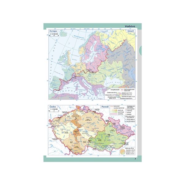 Školní atlas Česká republika a Evropa