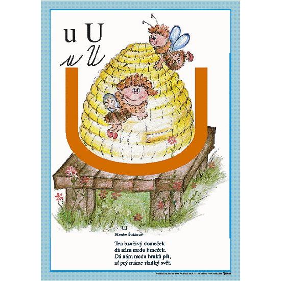 U - hláska U - obraz 70x100 cm