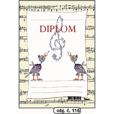 Diplom A5 - Hudební
