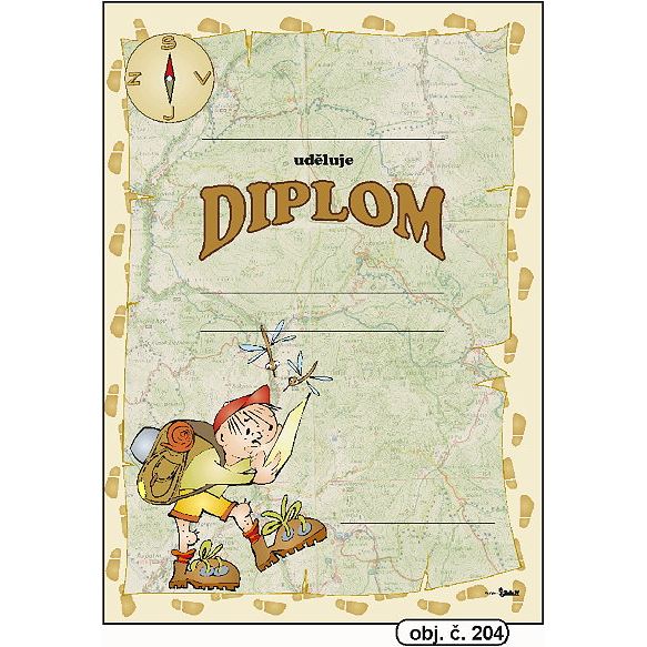 Diplom A4 - Turista
