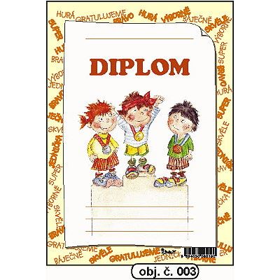Diplom A5 - Stupně vítězů