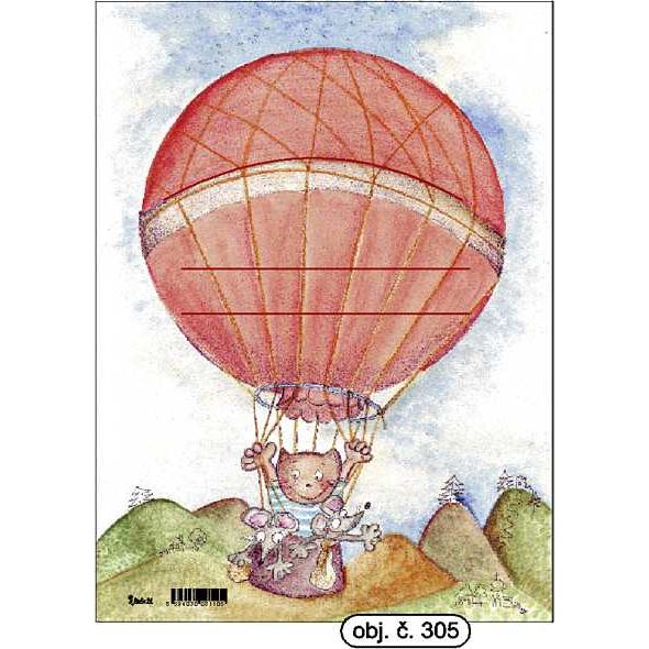 Diplom A4 - Létající balón