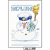 Diplom A5 - Sněhulák