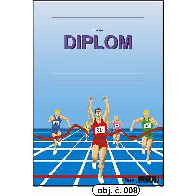 Diplom A5 - Běžci