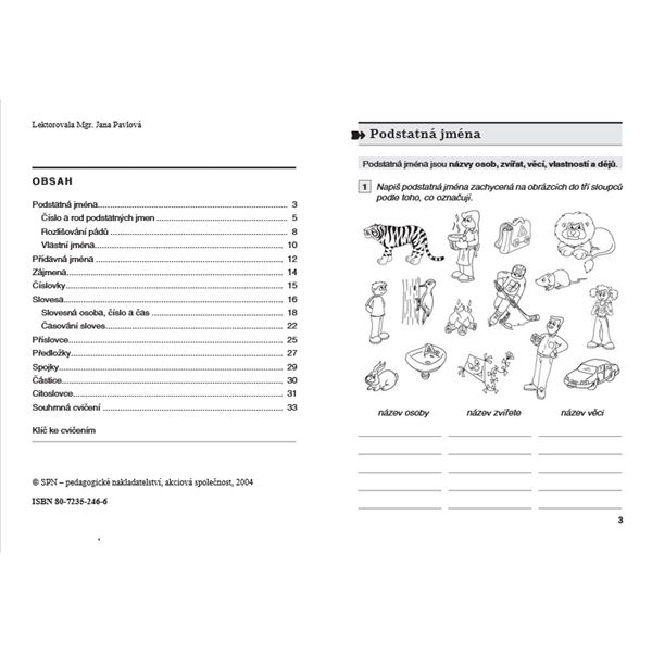 Procvičujeme si slovní druhy 3. ročník
