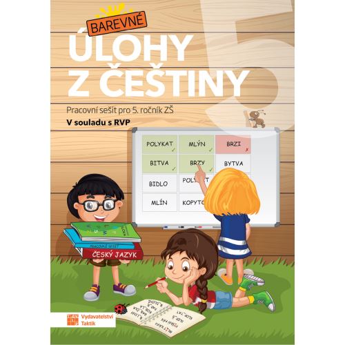 Barevné úlohy z češtiny pro 5. ročník