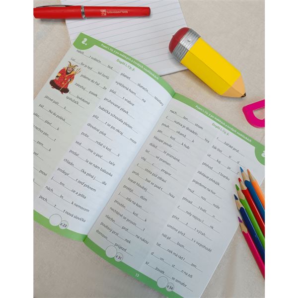 Procvičování pravopisu - ČJ pro 2. ročník