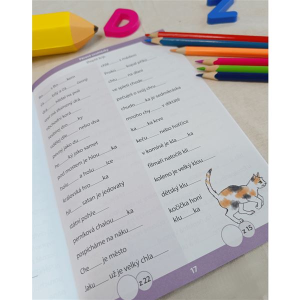 Procvičování pravopisu - ČJ pro 2. ročník