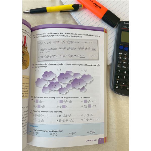 Hravá matematika 9 - učebnice 1. díl (algebra)