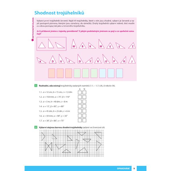 Matematika v pohodě 8 - Pracovní sešit (geometrie)