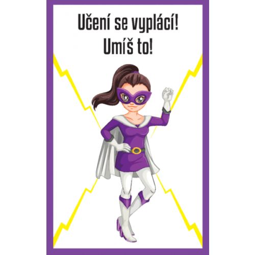 Karty Máš super pochvalu 30 ks - Učení se vyplácí!
