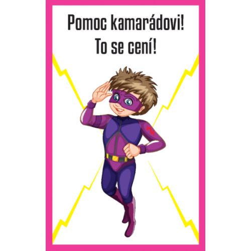 Karty Máš super pochvalu 30 ks - Pomoc kamarádovi!