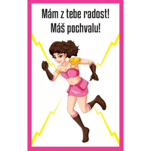 Karty Máš super pochvalu 30 ks - Mám z tebe radost!