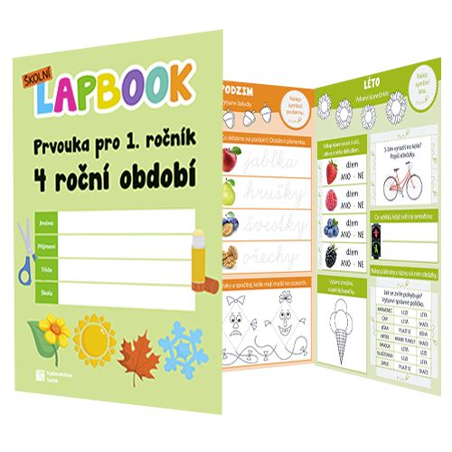 Lapbook - Prvouka: 4 roční období - pro 1. ročník
