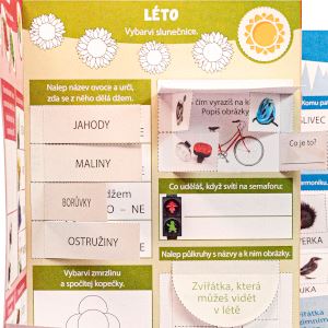 Lapbook - Prvouka: 4 roční období - pro 1. ročník