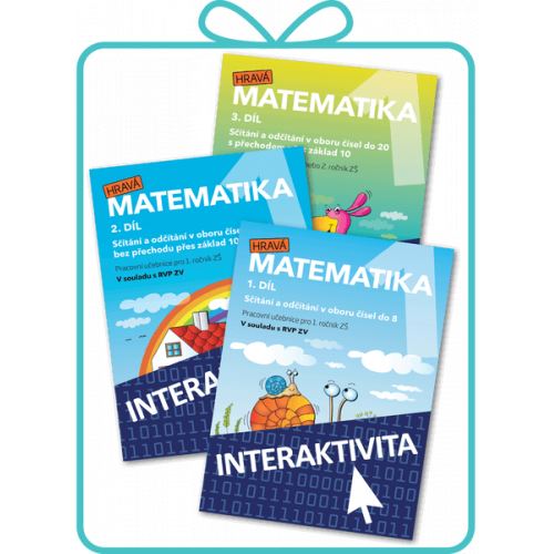 Interaktivní sešity Hravá matematika 1 - přepracované vydání - 1. díl + 2. díl + 3. díl