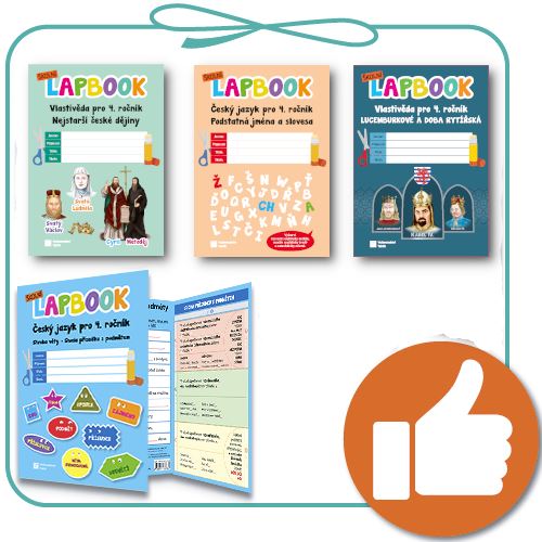 Lapbook 4 x - výhodný balíček, pro 4.r.
