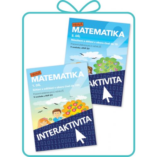 Interaktivní sešity Hravá matematika 2 - přepracované vydání - 1. díl + 2. díl